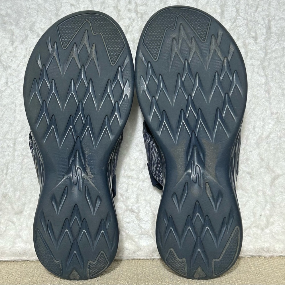 Skechers Womens Blue Performance On-the-Go 600 Slip On Sport Strap Sandals SZ 7 - Picture 8 of 11